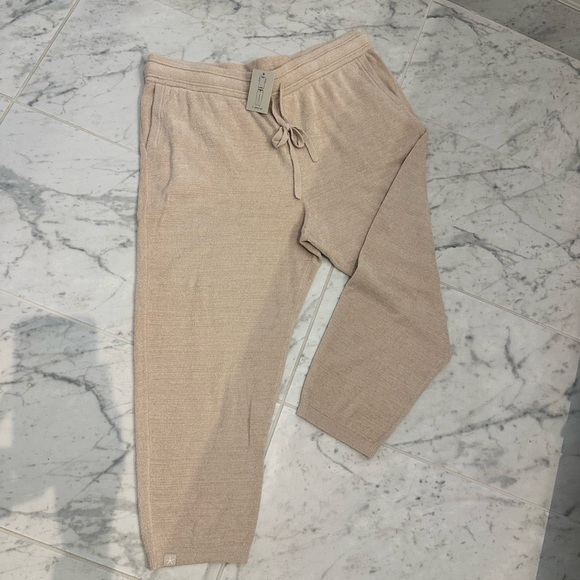 Barefoot Dreams Cozychic Ultra Lite Jogger Set (Stone-Sea Salt) - Picture 3 of 6